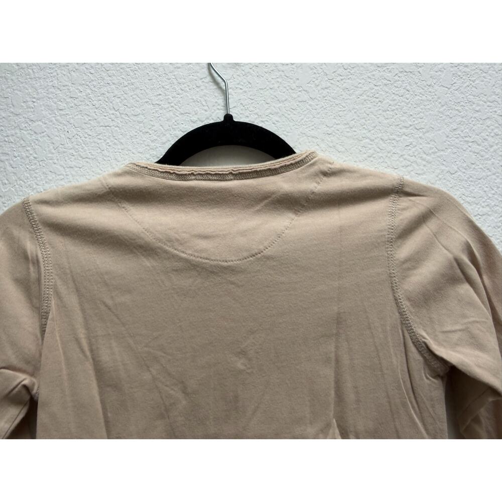 Burberry Kids Knight Logo Long Sleeve T-Shirt Boys Size 8Y Tan Luxury Old Money - Picture 11 of 16